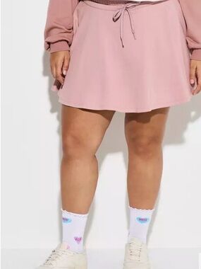 Torrid “LoveSick” Fleece Cirlce Skort